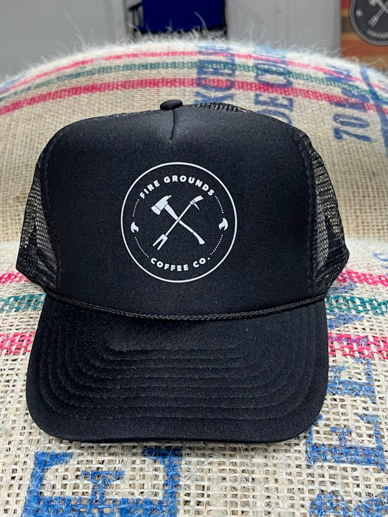 Black Fire Grounds Logo Hat