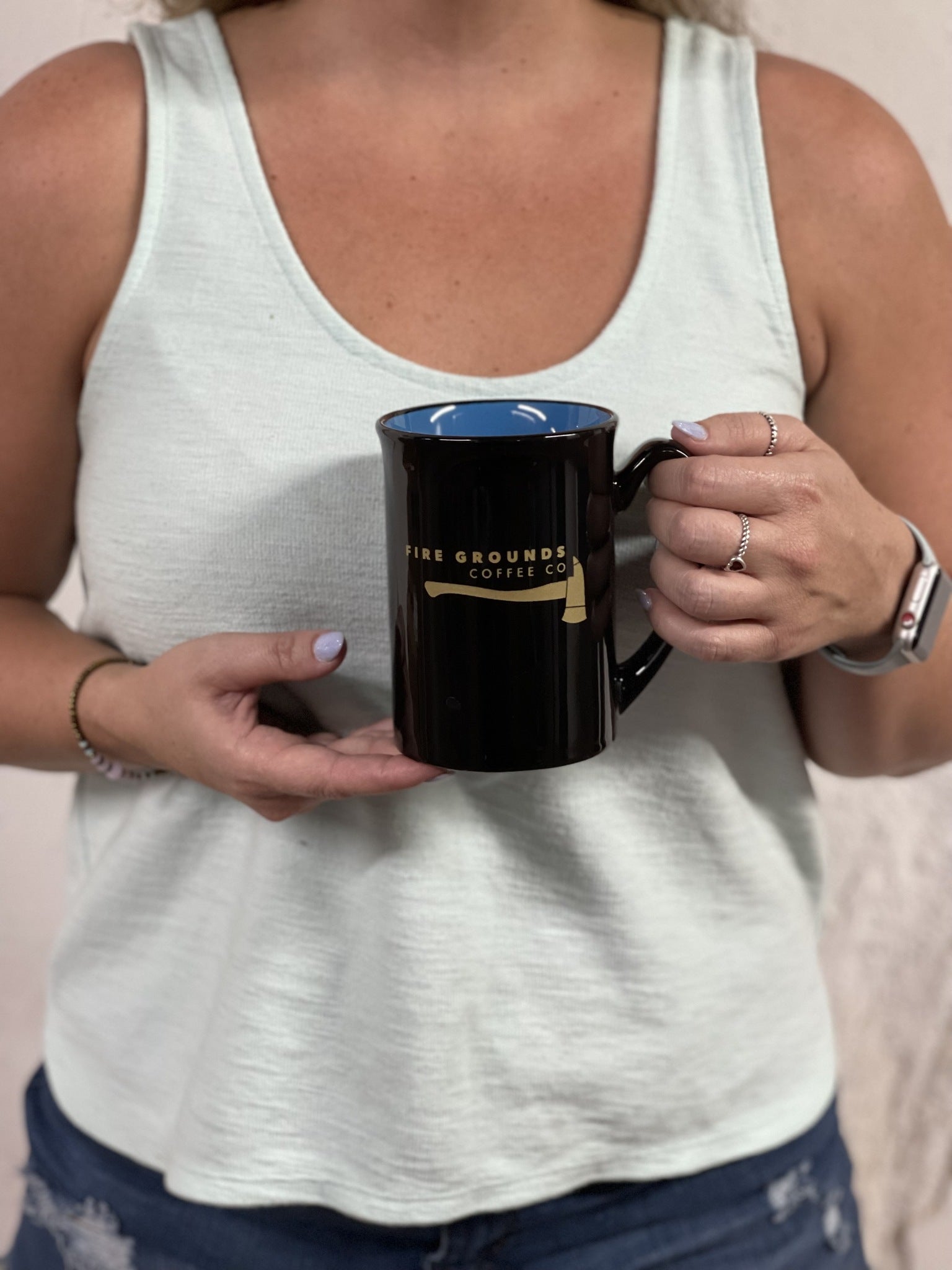 Fire Grounds Coffee Co Mega Mug fire grounds coffee company